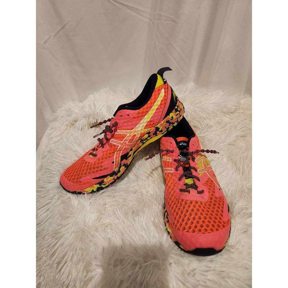 ASICS Gel Noosa Tri 12 Flash Coral Pink Glow Running Shoes 1011A673 Mens 10